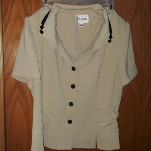 Plus Size Business casual Blazer tan